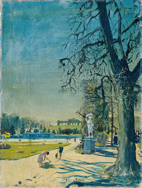 Der Schönbrunner Schlosspark 1942