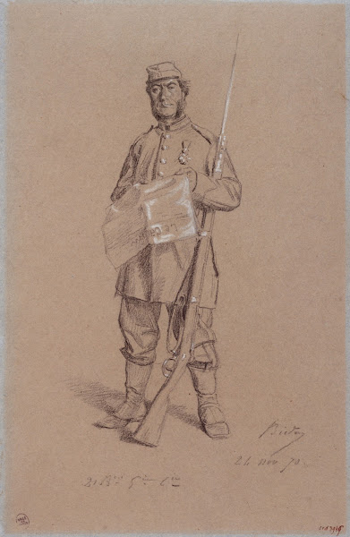 Portrait de M Goumy pendant le siège de Paris 1870