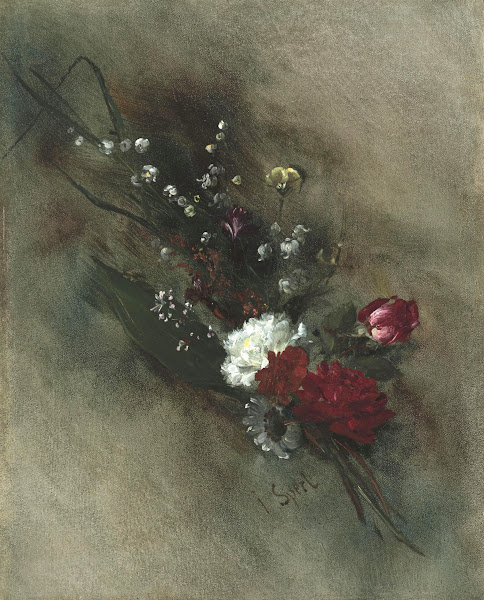 Blumensträußchen circa 1890