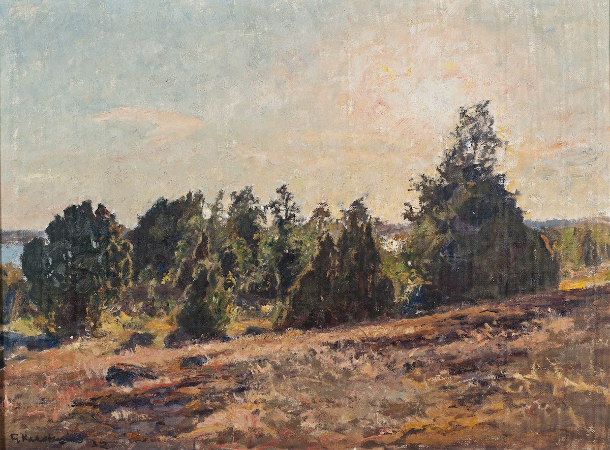 Towards Evening Horsö in The Tjust archipelago 1932