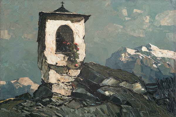 Materl im Hochgebirge circa 1928