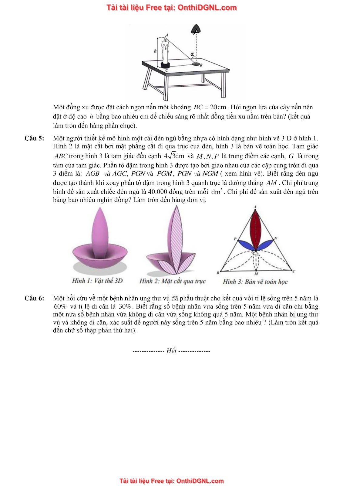 32 đề phát triển minh họa môn toán - có đáp án