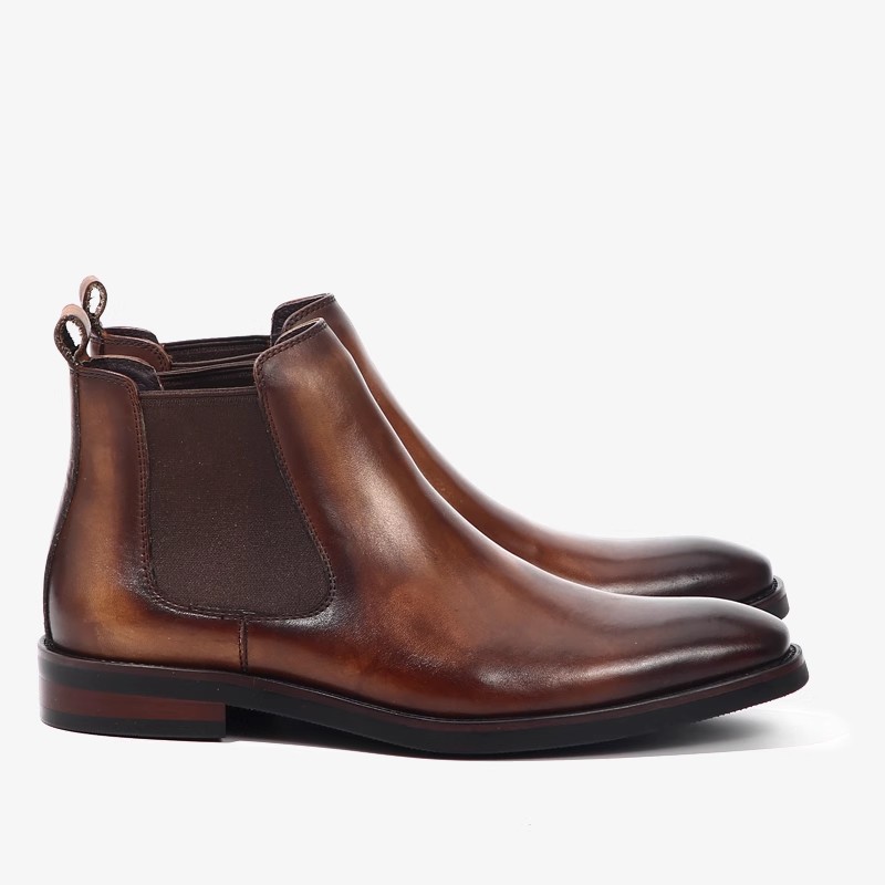 Men's Chelsea Boot made of genuine leather, breathable