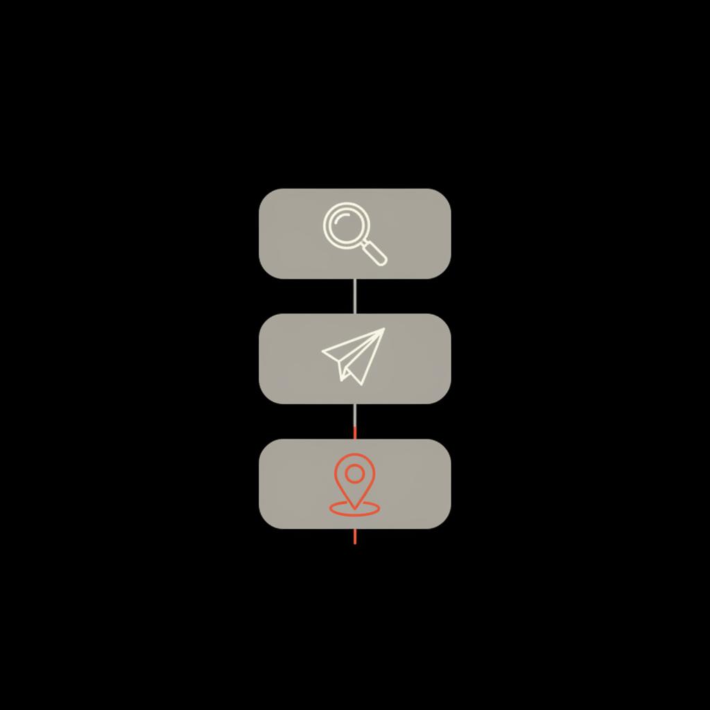 Minimal vector funnel infographic showing research, pitch, and placement icons for How do I get featured on Forbes? in Social Success Hub brand colors.