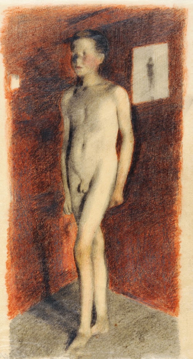 Naturalistischer Knabenakt 1922 26