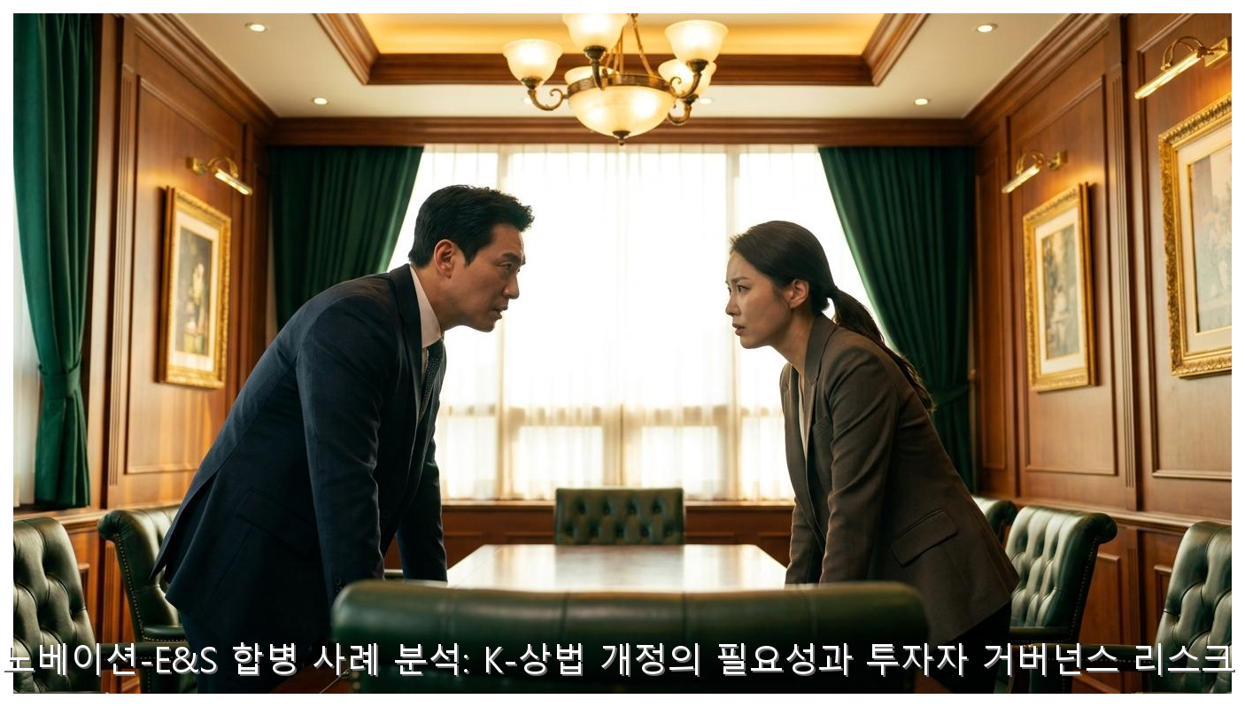 SK이노베이션-E&S 합병 사례 분석: K-상법 개정의 필요성과 투자자 거버넌스 리스크 관리 핵심 안내 및 분석 인포그래픽 (2)