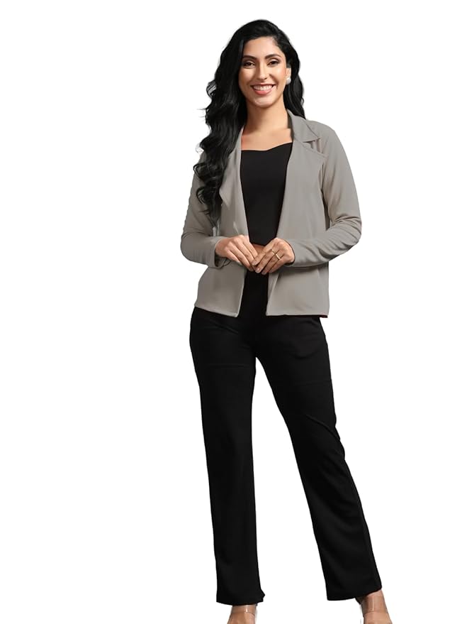 GRECIILOOKS 3 Piece Co Ord Set for Women | Formal Cord Set for Women | Office Co Ord Set for Women | Blazer Co Ord Set for Women 