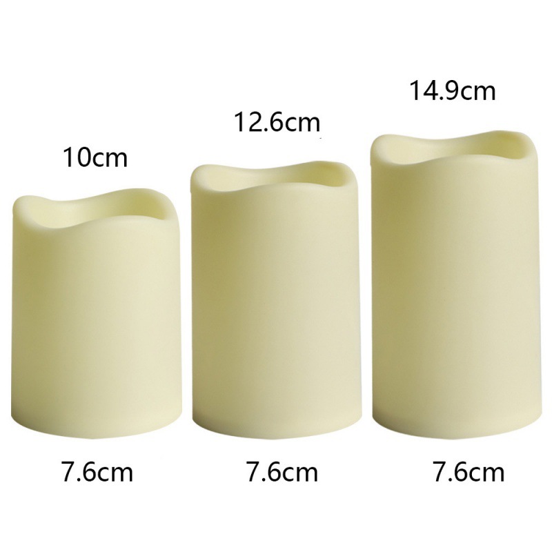 LED Real Wax Look Candle Set with Remote