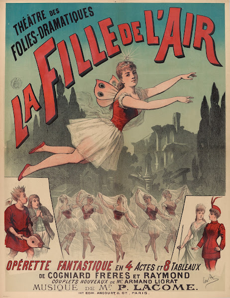 Theâtre Des Folies Dramatiques La Fille De Lair 1891