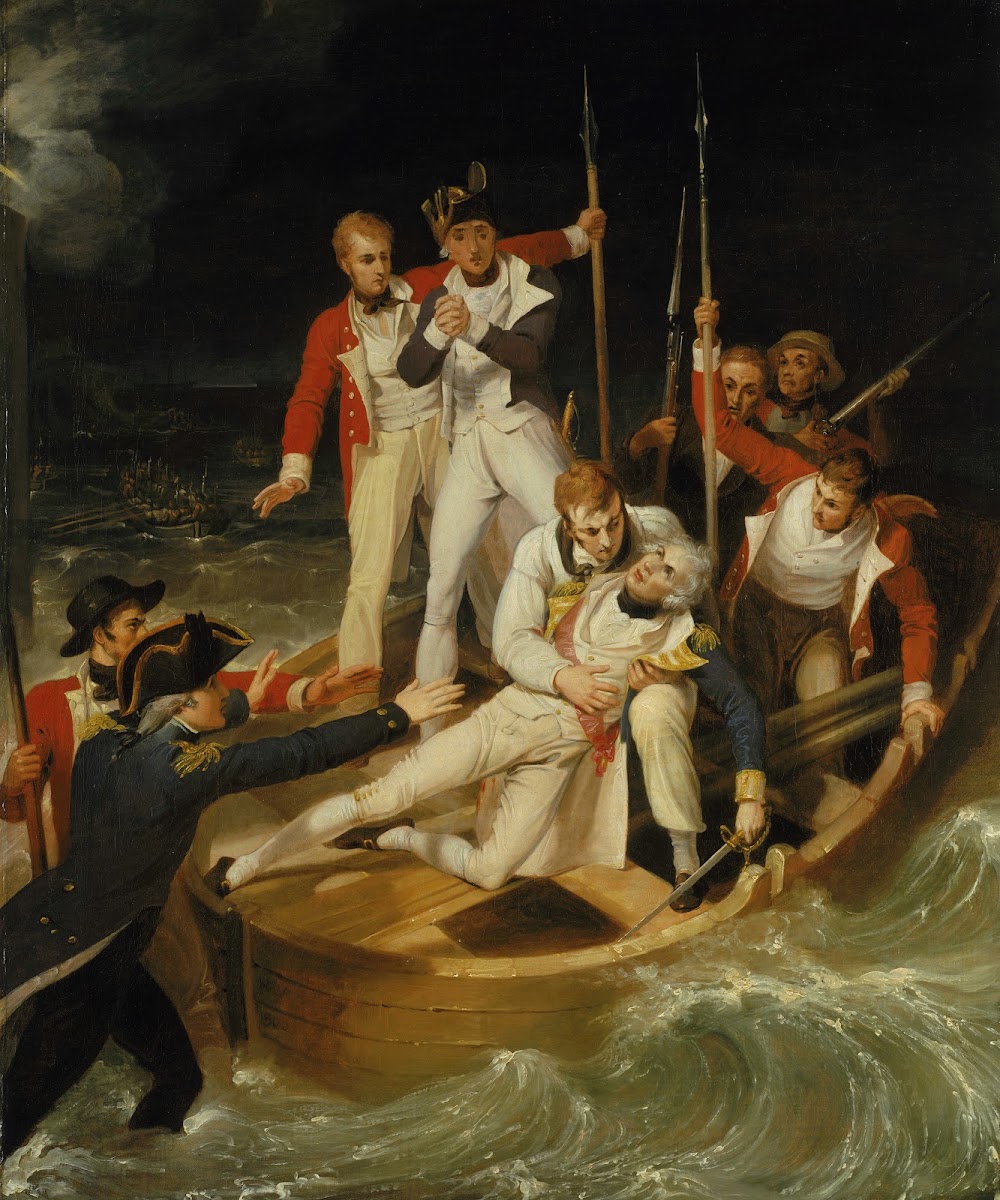 Nelson wounded at Tenerife 24 July 1797 1806