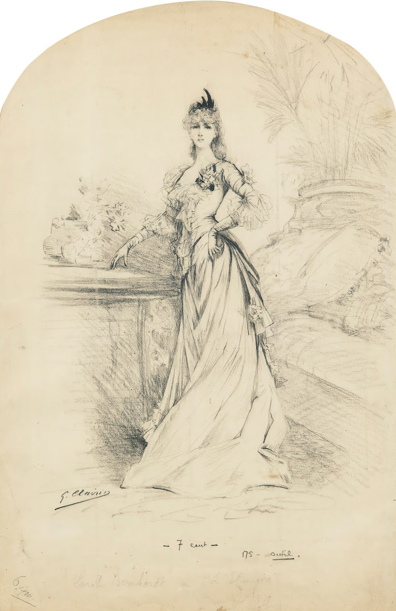 Sarah Bernhardt in lEtrangère 1879