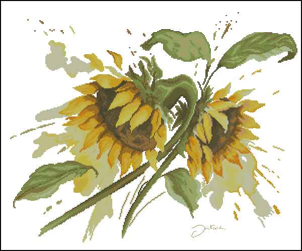 CMP 171516 Sunflowers Couple