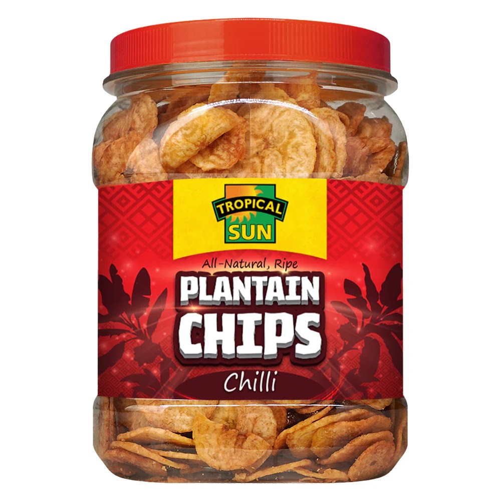 TROPICAL SUN PLANTAIN CHIPS - CHILLI