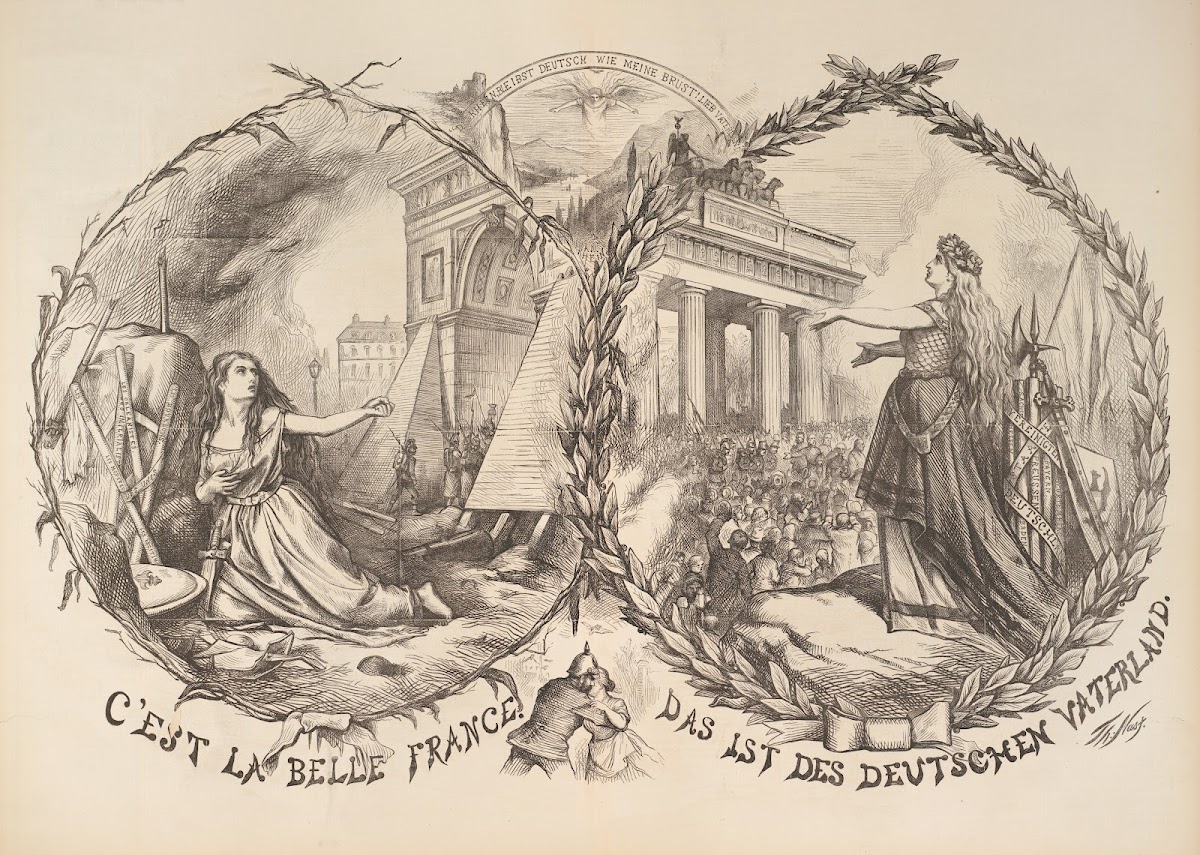 Cest la belle France  Das ist des Deutschen Vaterland 1871