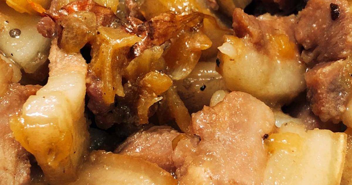 Thịt lợn rừng kho mặn