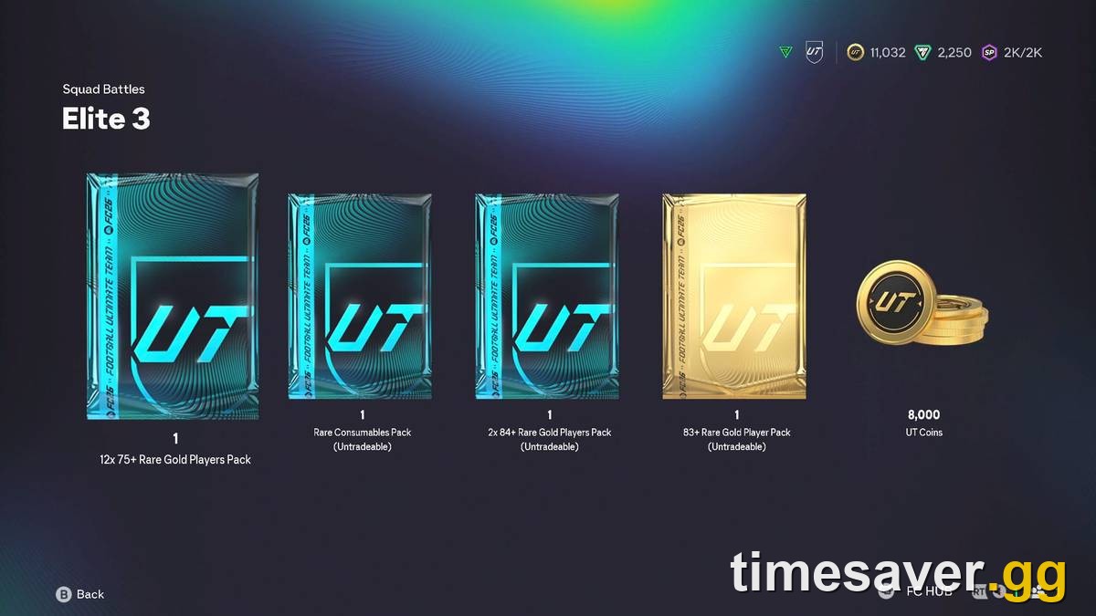 EA FC 26 Ultimate Team Squad Battles coin and pack rewards