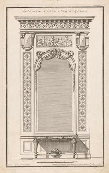 Modèles pour des Trumeaux à lusage des Apartemens 1767