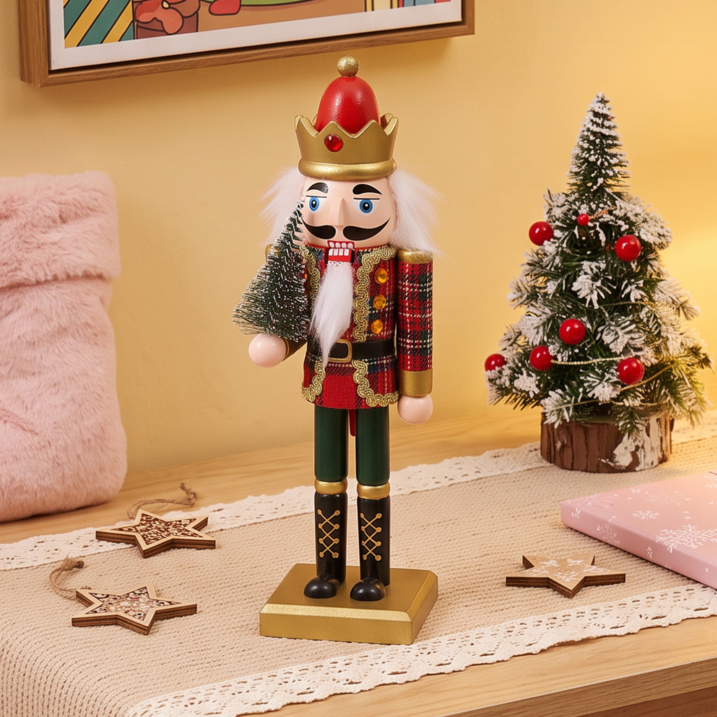 Nussknacker-Figur, 25 cm, Holz, handbemalt