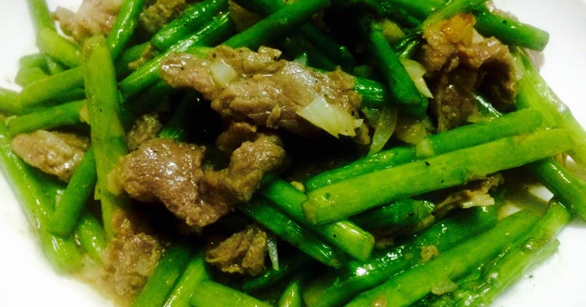 Măng tây xào Thịt bò
