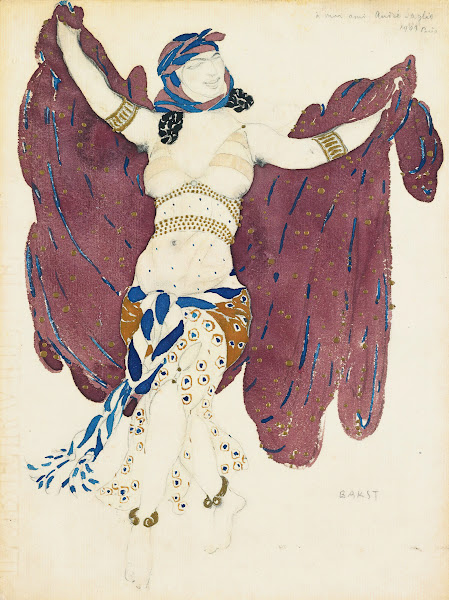 Costume Design For A Syrian Dancer InCleopatra 1909