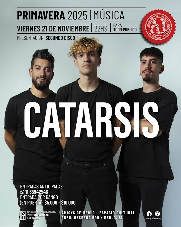 🔥 CATARSIS 🔥: Presentación Segundo Disco