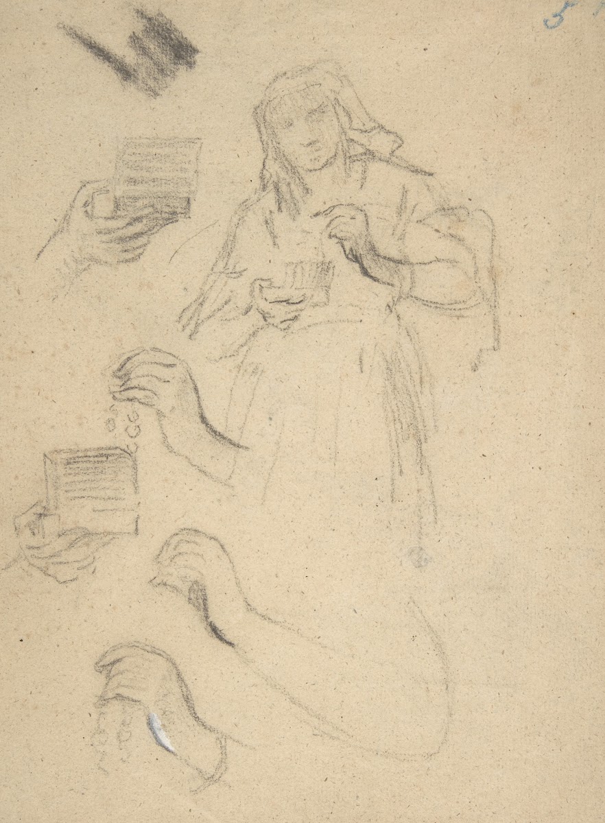 Woman holding an open jewelry box 182076