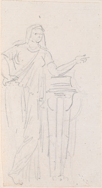 Statue of a Vestal Virgin probably c 1754 1765