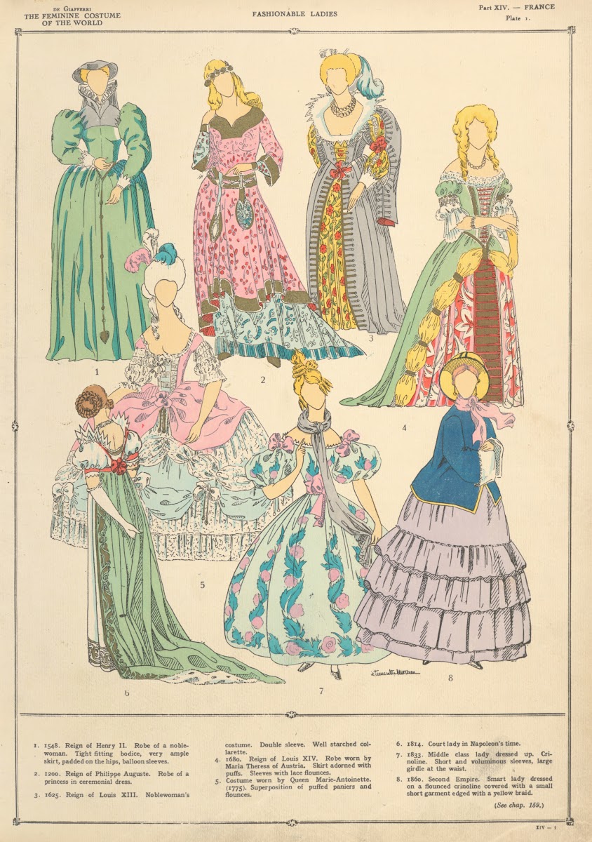France  Fashionable ladies 1926 1927