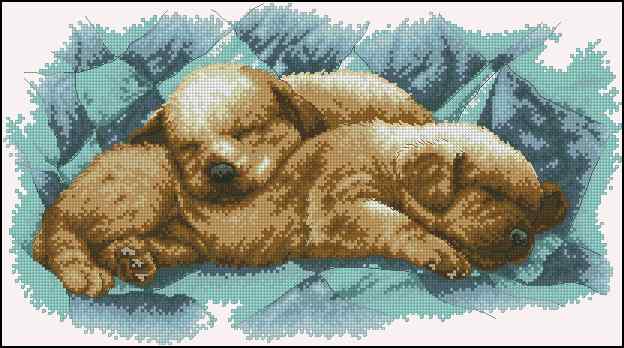 CMP 400274 Peaceful Puppies