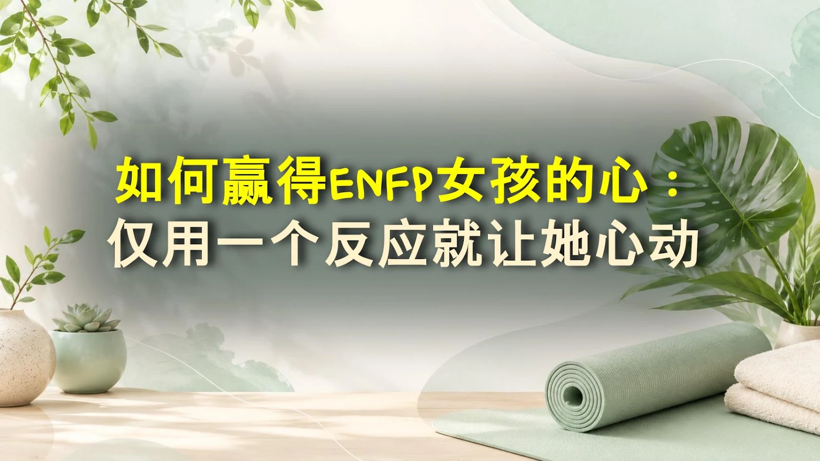 如何赢得ENFP女孩的心：仅用一个反应就让她心动
