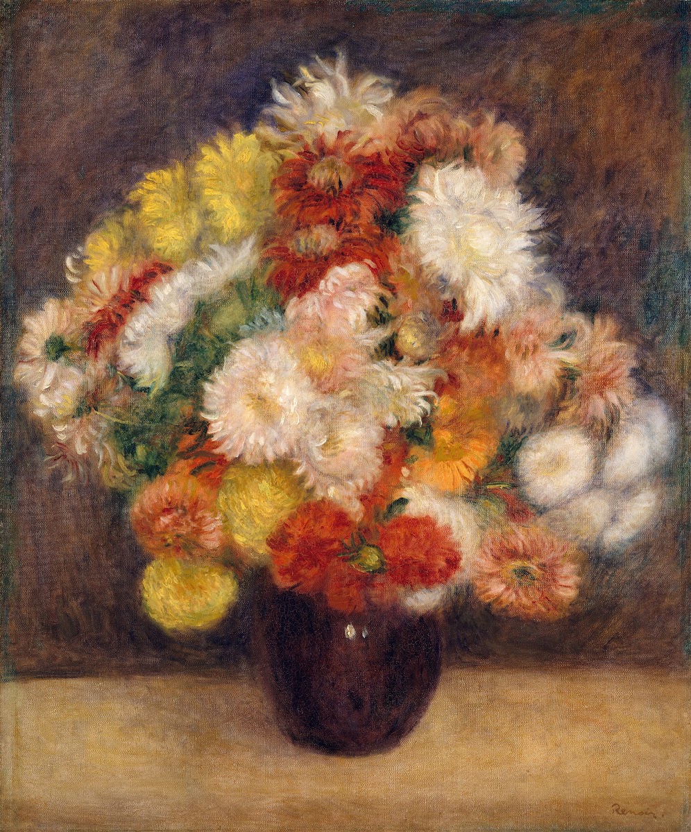 Bouquet Of Chrysanthemums 1881