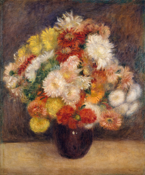 Bouquet Of Chrysanthemums 1881