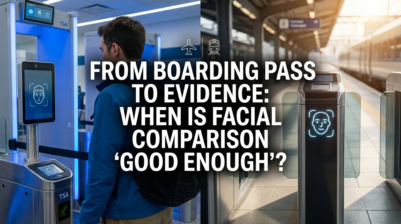 Your Face Is Now Your Boarding Pass. Is It Good Evidence?