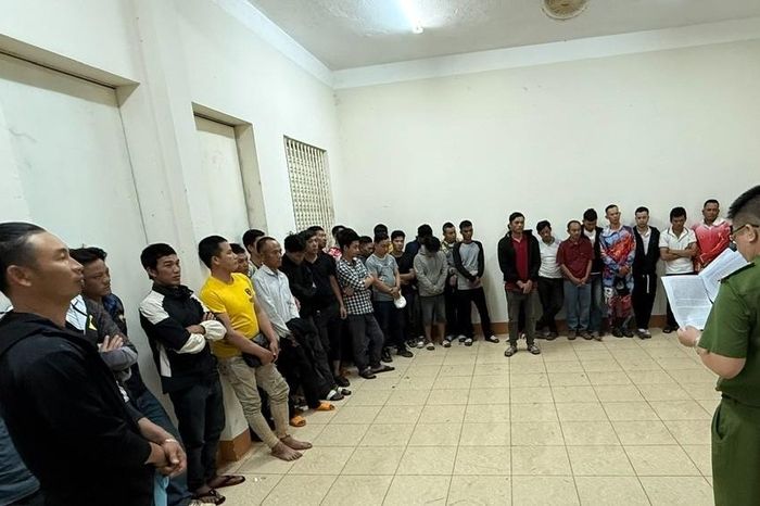 Bắt 45 người trong sới bạc 'câu cá', thu nhiều ô tô và tiền mặt - Báo VietnamNet