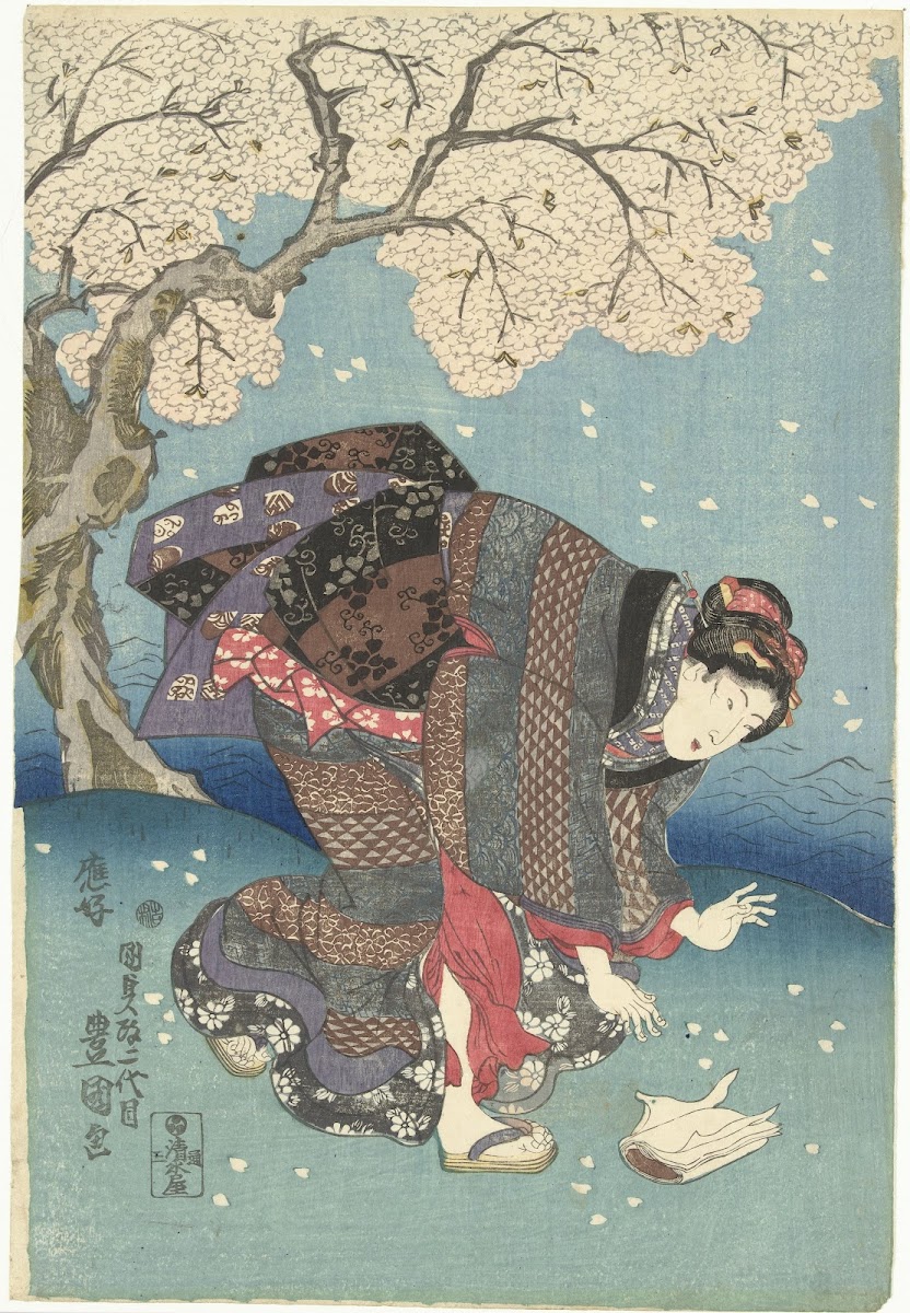 Stormy day on the Sumida River 1844