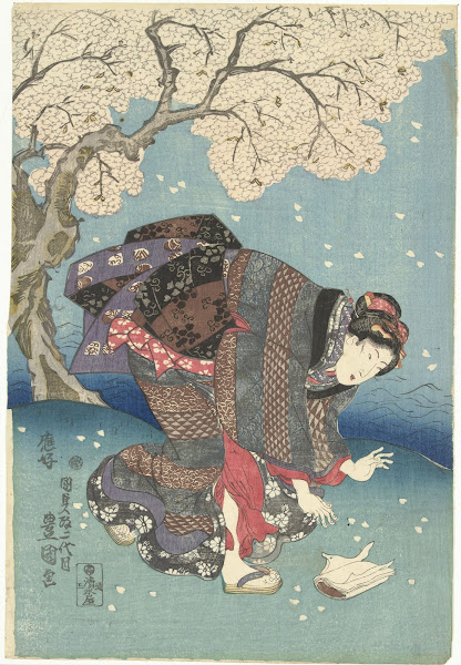 Stormy day on the Sumida River 1844