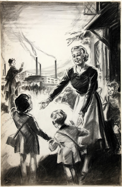 If you cant go to the factory help the neighbour who can between 1939 and 1946