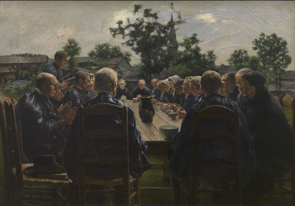 The Funeral Meal 1886