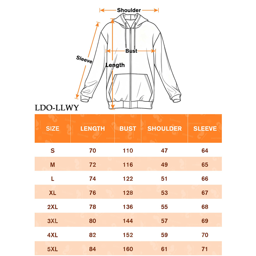 AOP LGO Zip up Hoodie