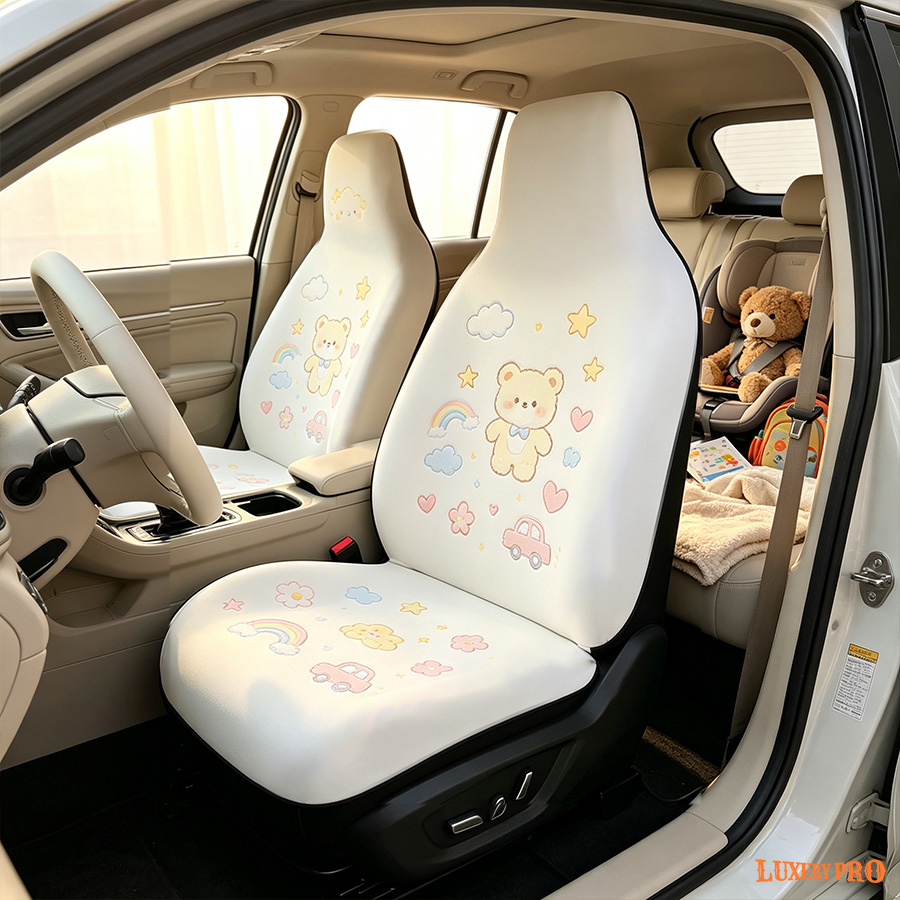 Car Seat Covers Front Seats + Car Seat Covers Rear Seats