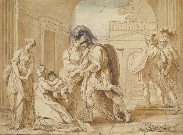 Hector taking leave of Andromache the Fright of Astyanax 1766