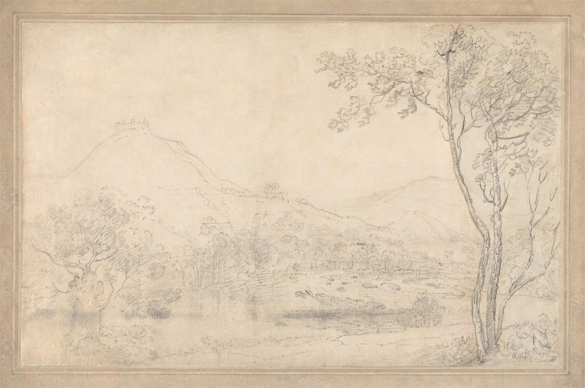 Castell Dinas Brân Wales ca 1771