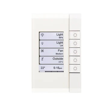C-Bus eDLT touchscreen switch by Clipsal Schneider Electric
