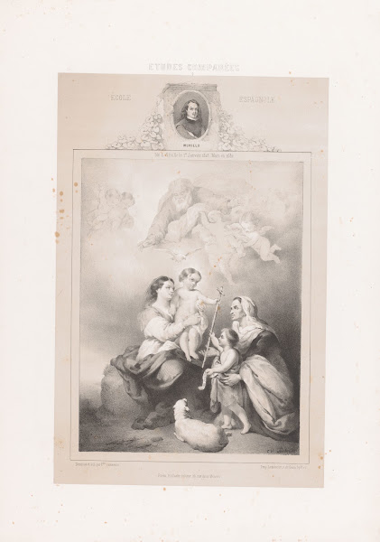 Bartolomé Esteban Murillo  École Espagnole 1850