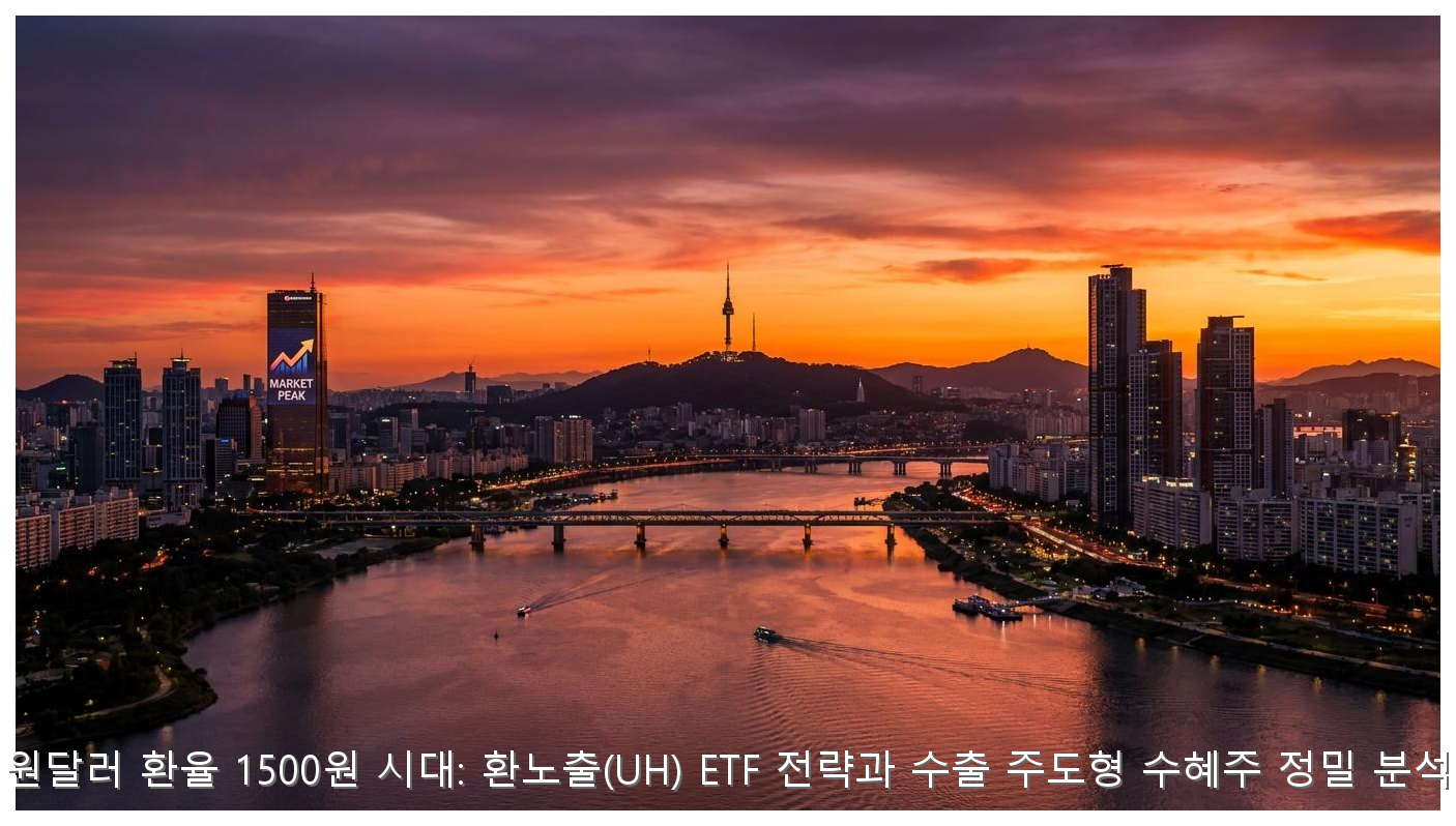 원달러 환율 1500원 시대: 환노출(UH) ETF 전략과 수출 주도형 수혜주 정밀 분석 핵심 안내 및 분석 인포그래픽 (7)