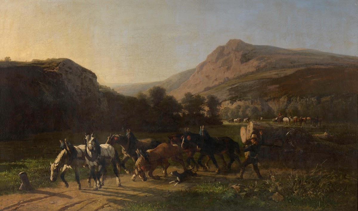 Landscape in the Ardennes with Figures and Animals