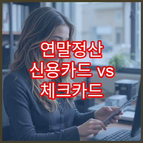 연말정산 신용카드 vs 체크카드 | 남은 두 달 절세에 유리한 선택은?