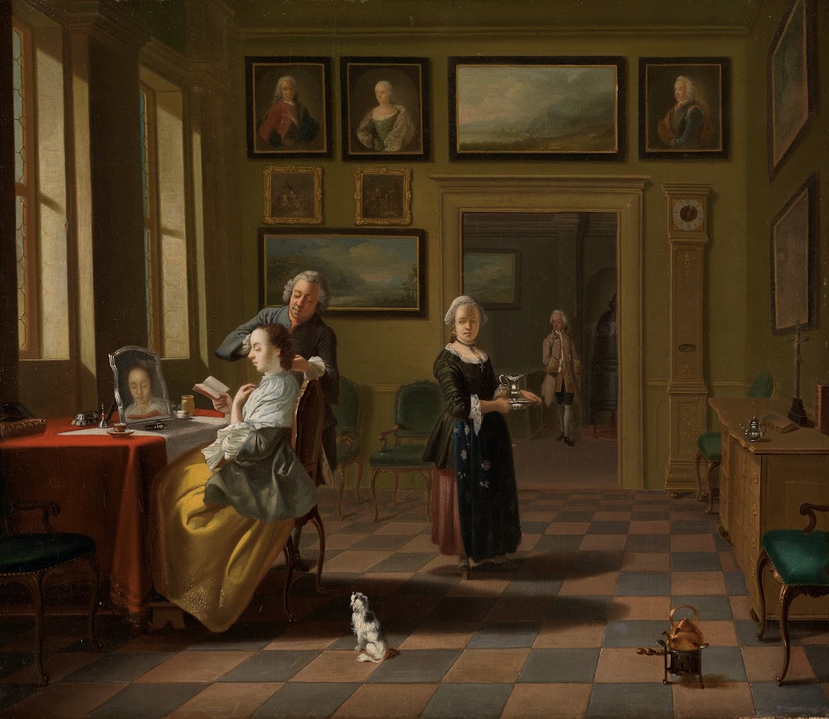 Bei der Morgentoilette 1752