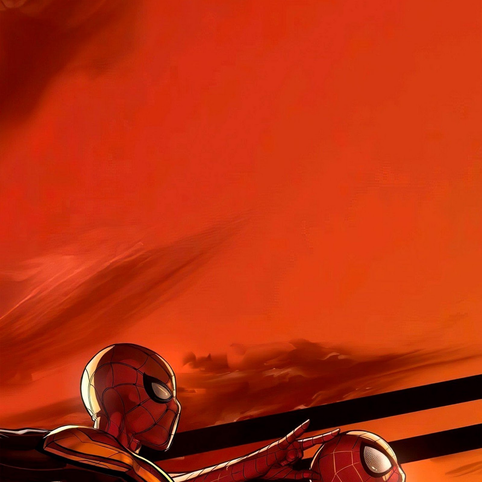 Download Spider-Man Trio at Sunset 2K iPhone