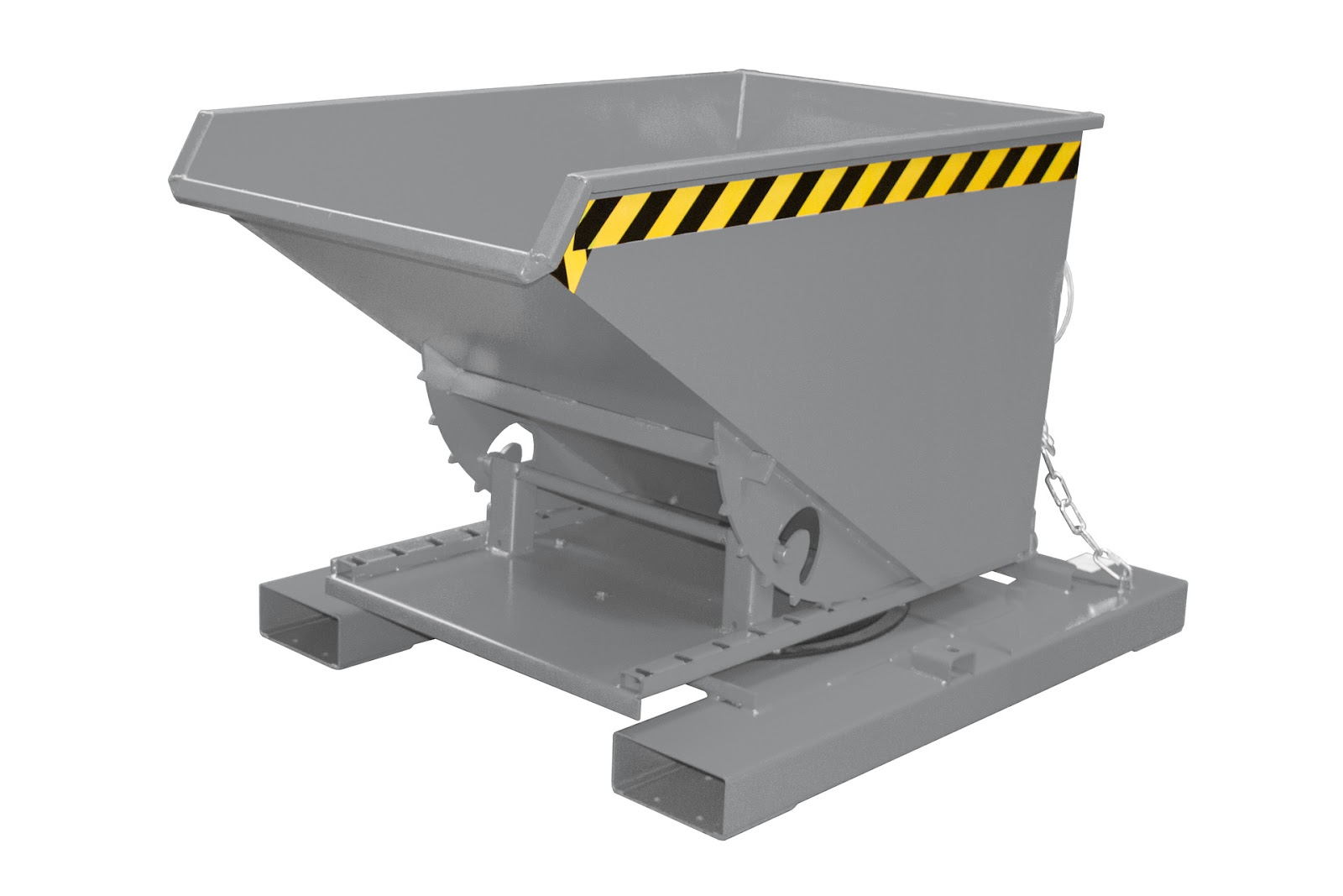 Spaander-kiepcontainer S3S 300, gelakt, Muisgrijs